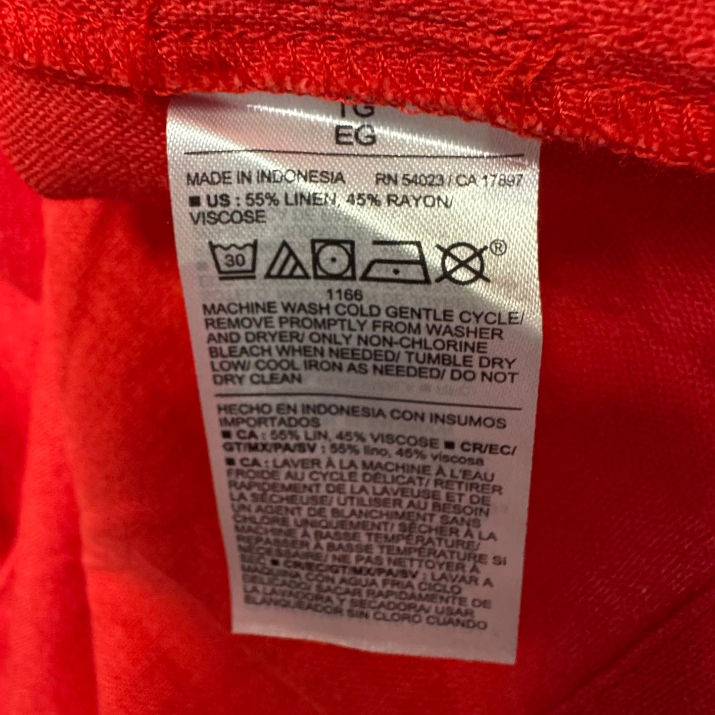 Top Sleeveless By Old Navy In Red, Size: Xl