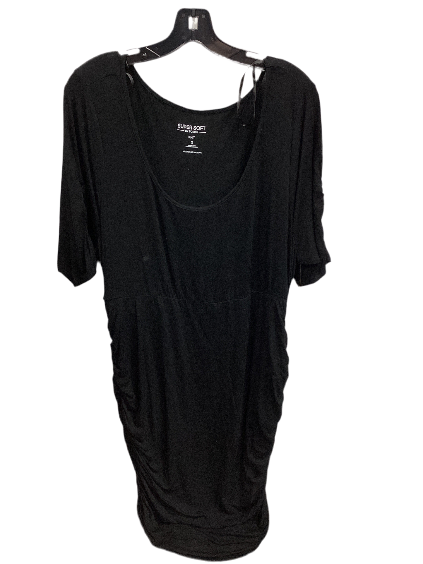 Dress Casual Midi By Torrid In Black, Size:2X