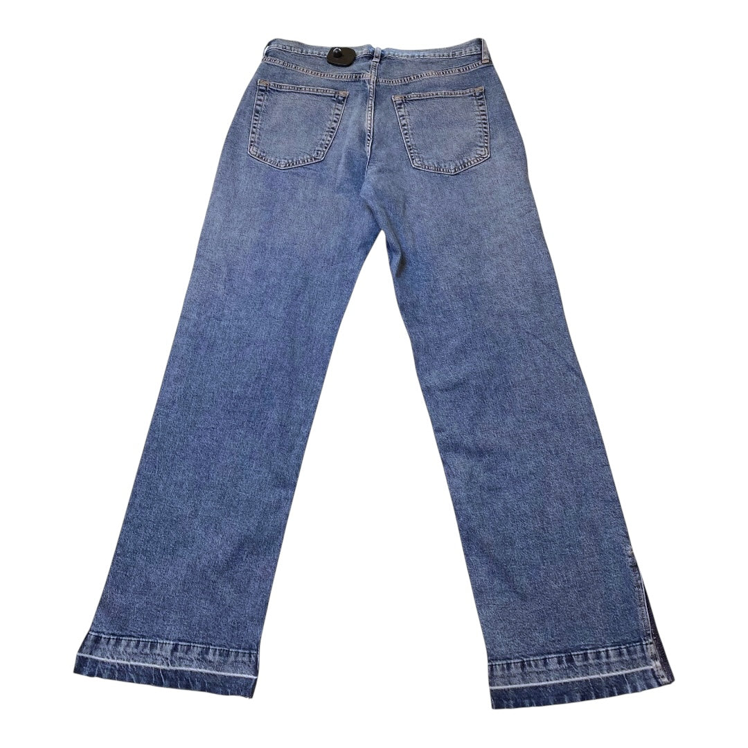 Jeans Straight By Gap In Blue Denim, Size:8