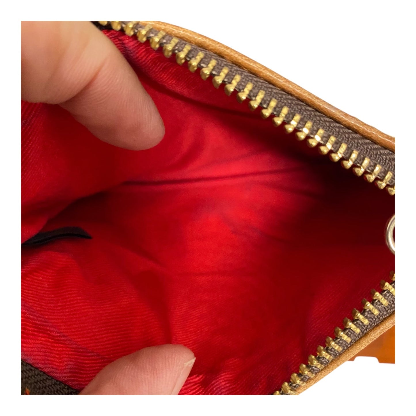 Coin Purse Designer By Dooney And Bourke In Brown, Size:Small