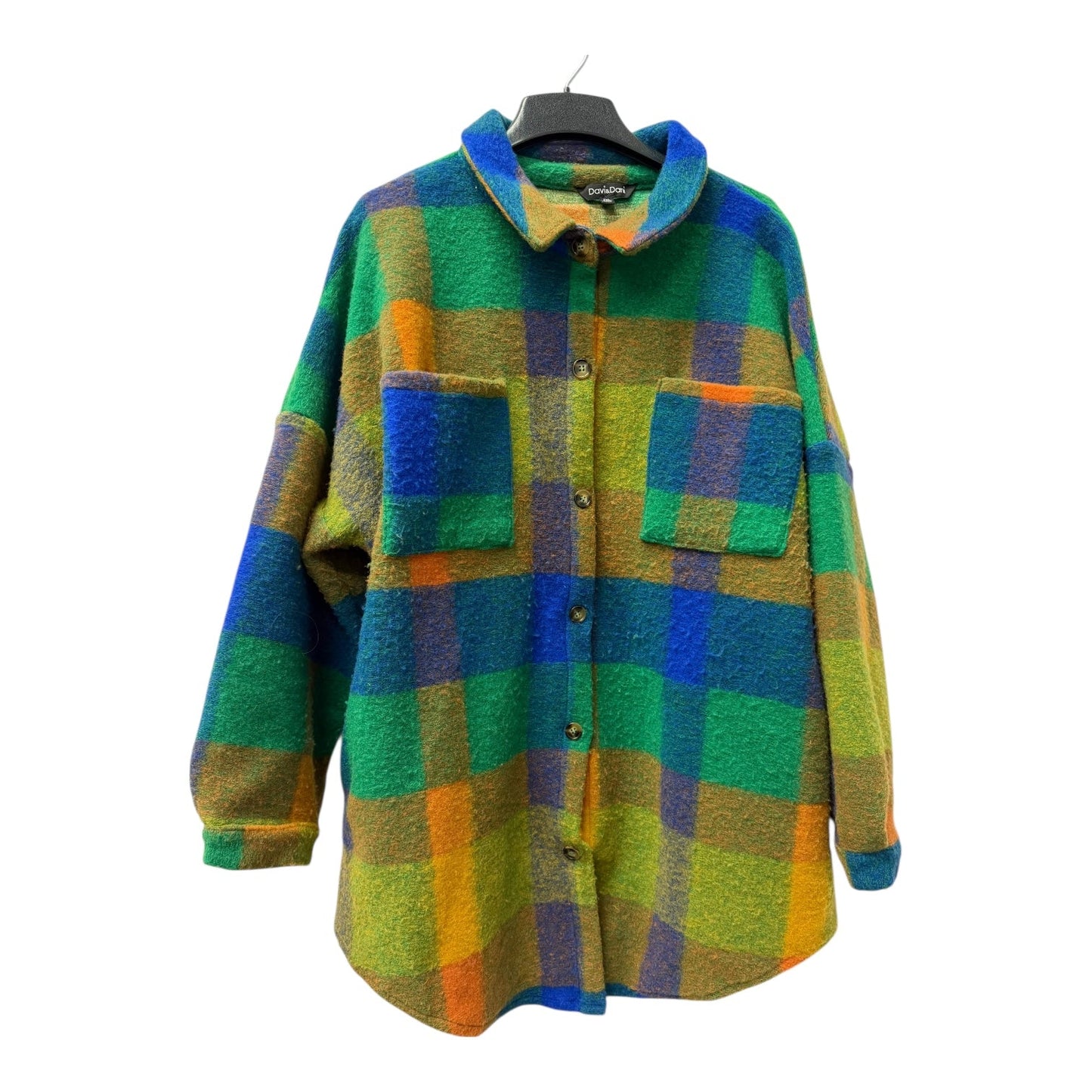 Coat Other By Davi & Dani In Green, Size:3X