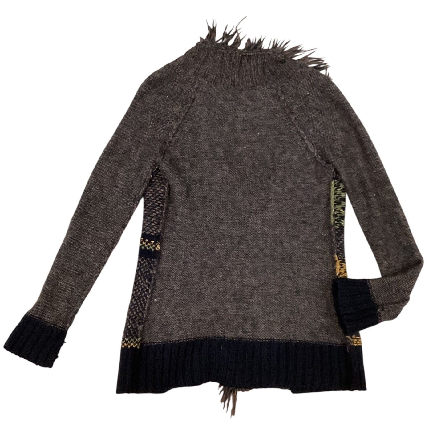 Sweater Cardigan By Bke In Brown & Green, Size:Xs