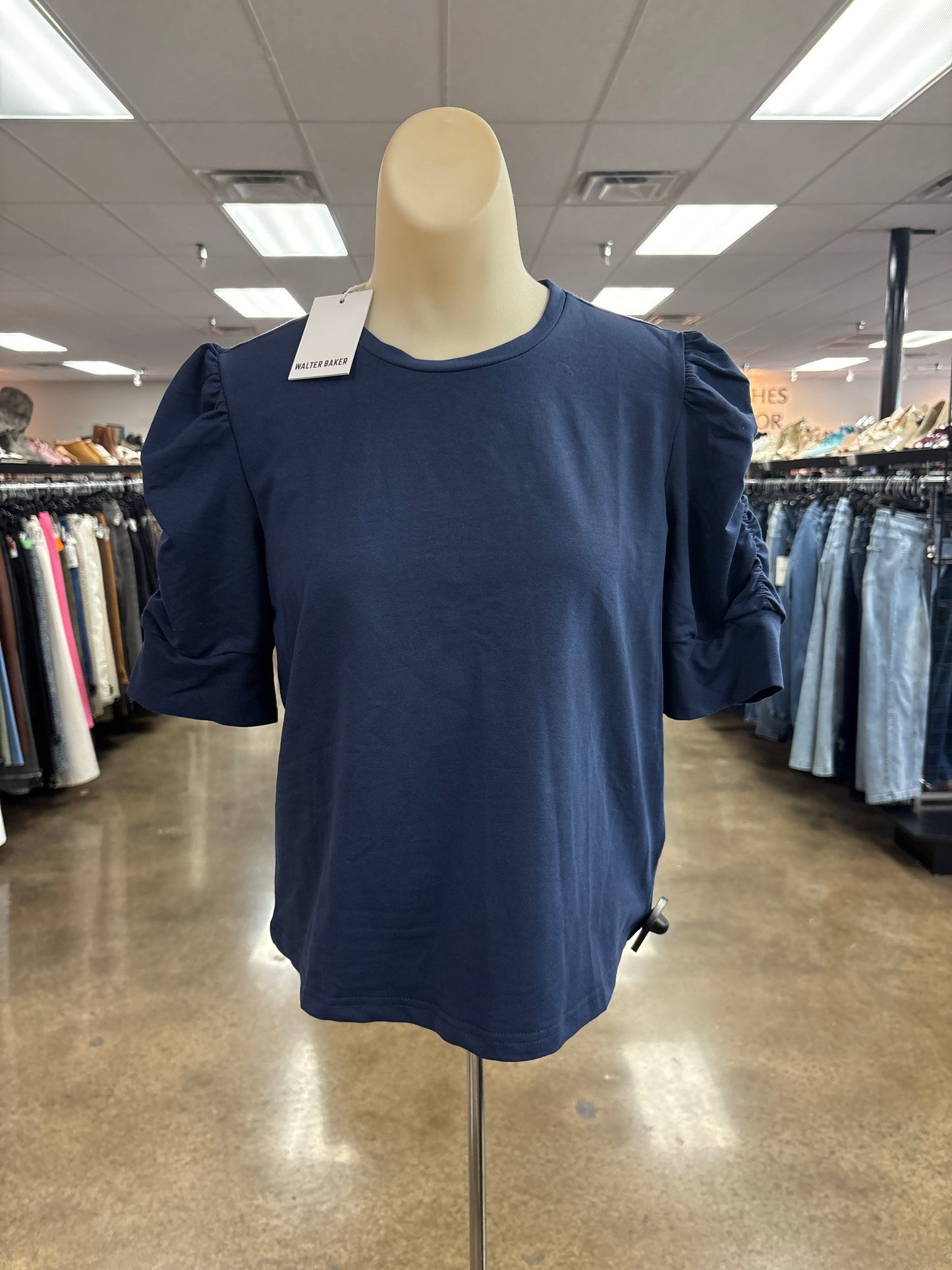 Top Ss By Walter Baker In Navy, Size:M