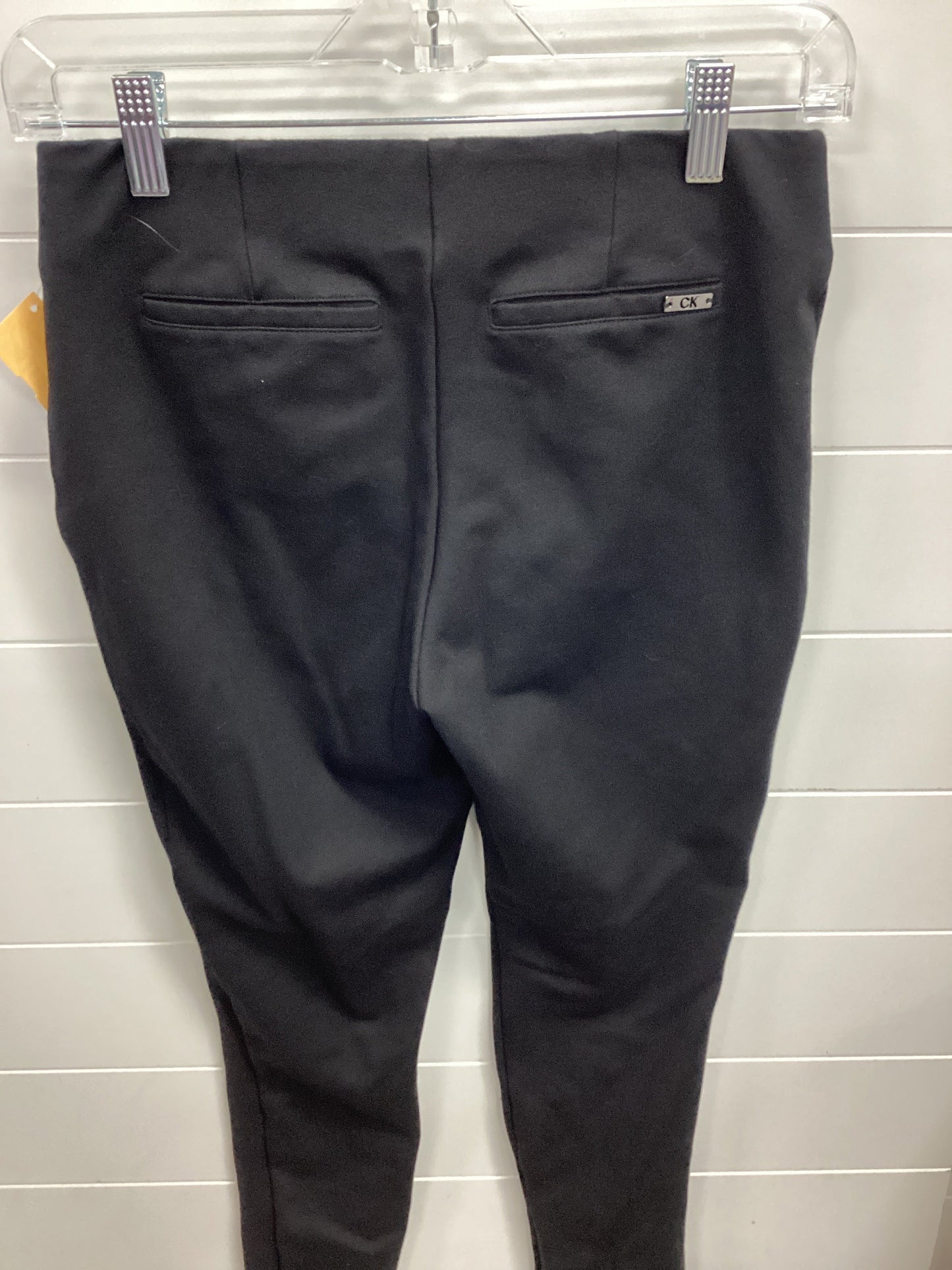 Pants Leggings By Calvin Klein In Black, Size:4