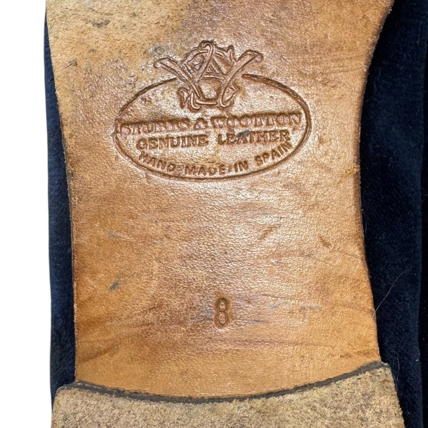 Storm Velvet Embroidered Slipper Shoes Flats By Stubbs & Wootton In Blue, Size: 8