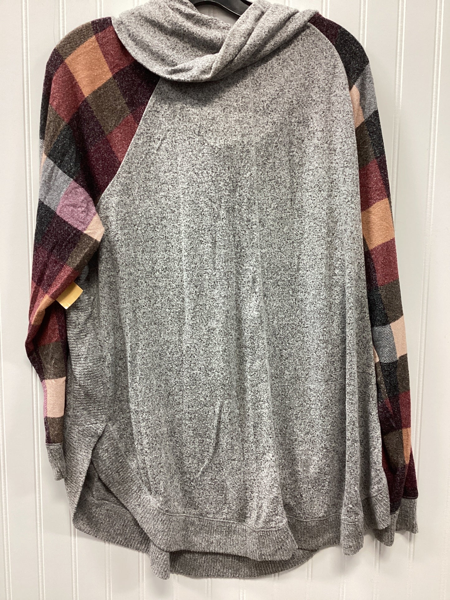 Top Ls By Maurices In Grey, Size:1X