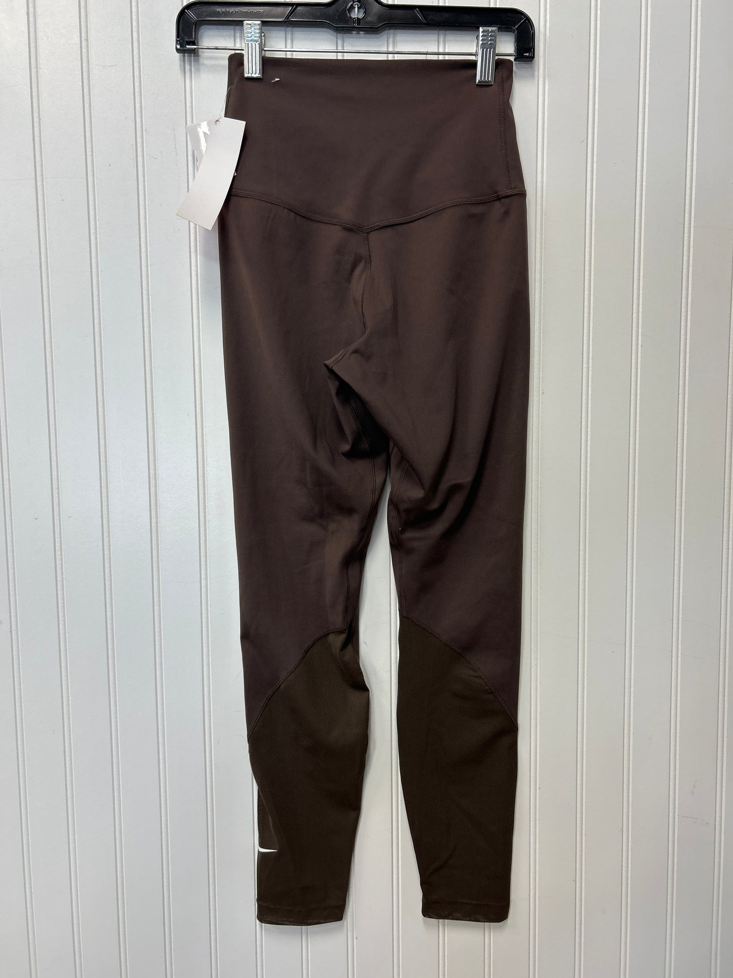Athletic Leggings By Nike Apparel In Brown, Size:Xs