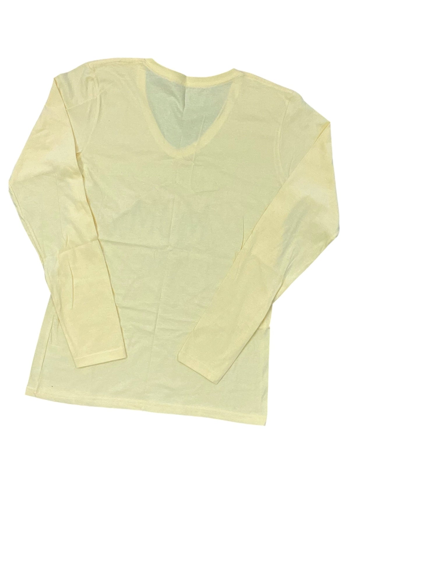 Top Ls By Clothes Mentor In Yellow, Size:M