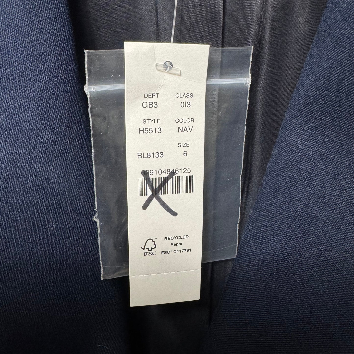 Bi Stretch Parke Blazer By J. Crew In Navy, Size: 6