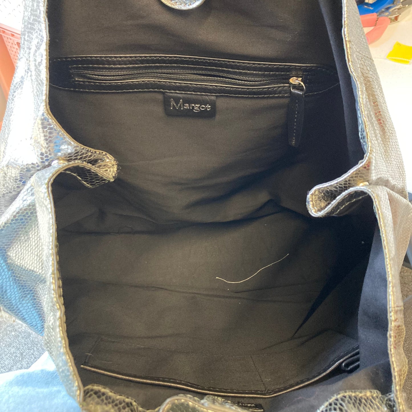 Tote By Margot In Silver, Size:Large