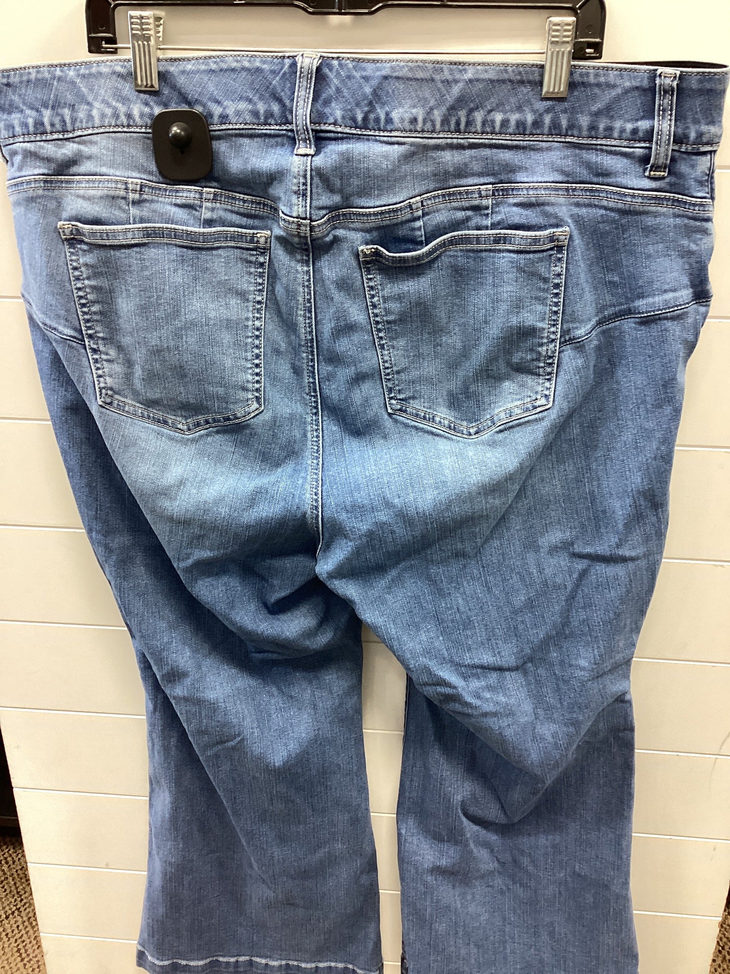 Jeans Flared By Torrid In Blue Denim, Size:22