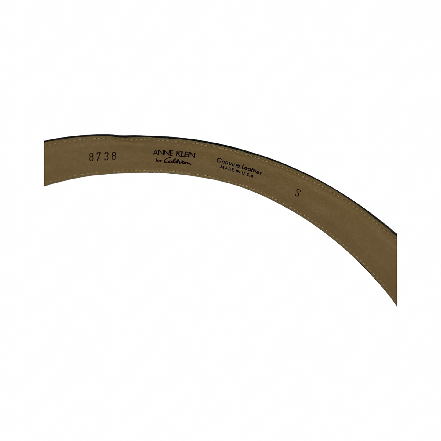 Belt Leather By Anne Klein In Cream