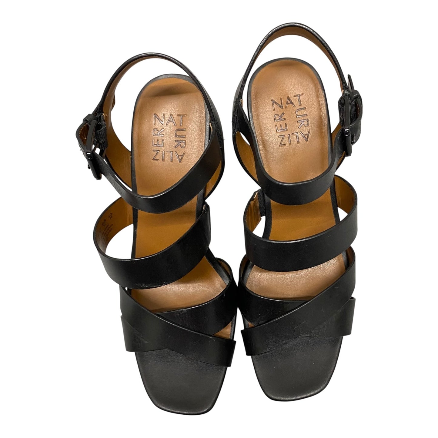 Sandals Heels Block By Naturalizer In Black, Size:8