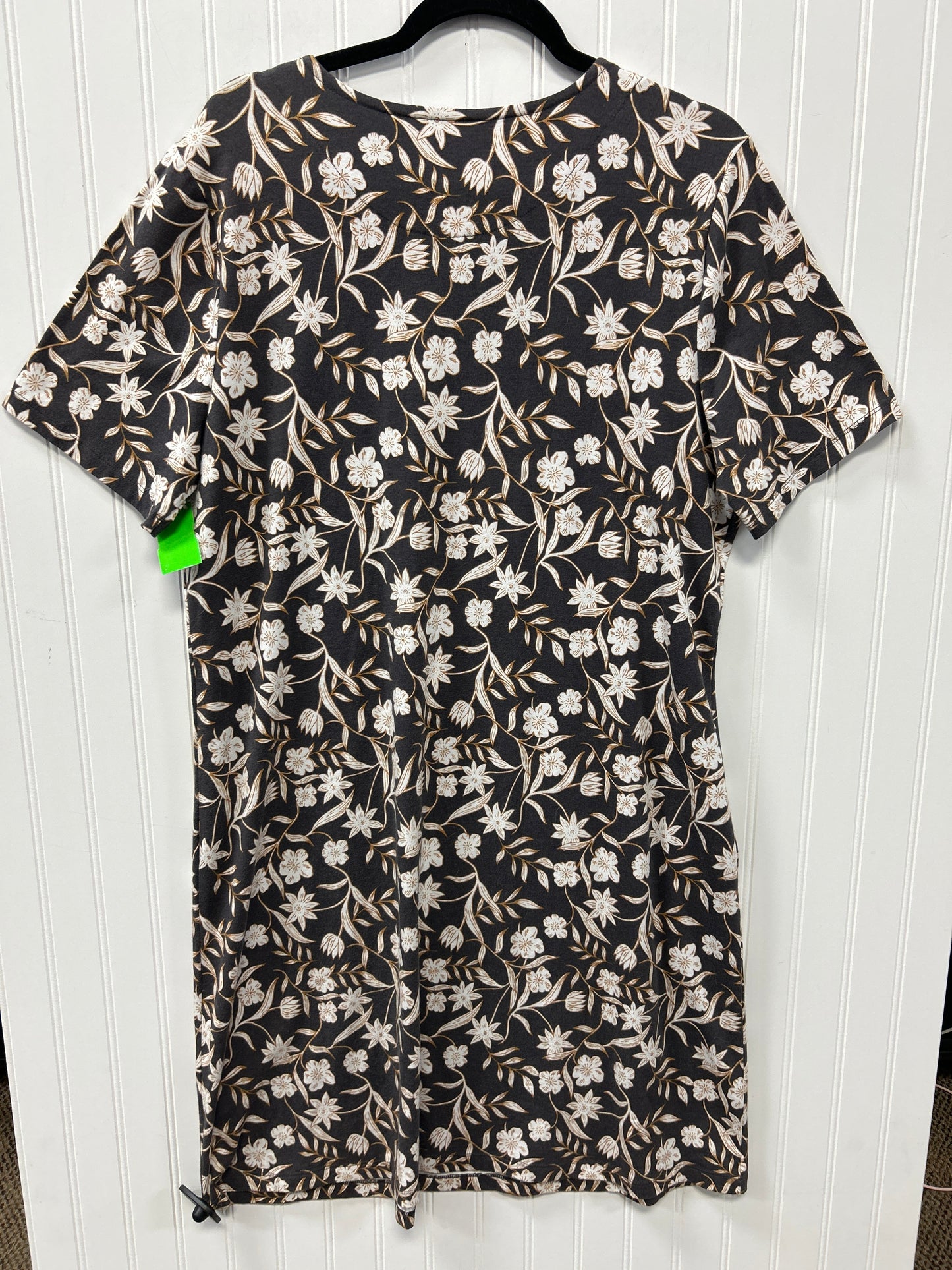 Dress Casual Midi By D&Co. In Brown, Size:L