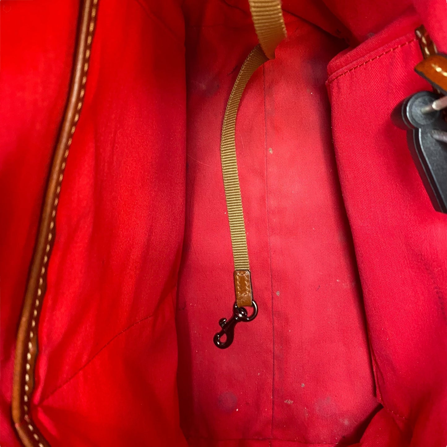 Handbag Designer By Dooney And Bourke In Navy, Size:Medium