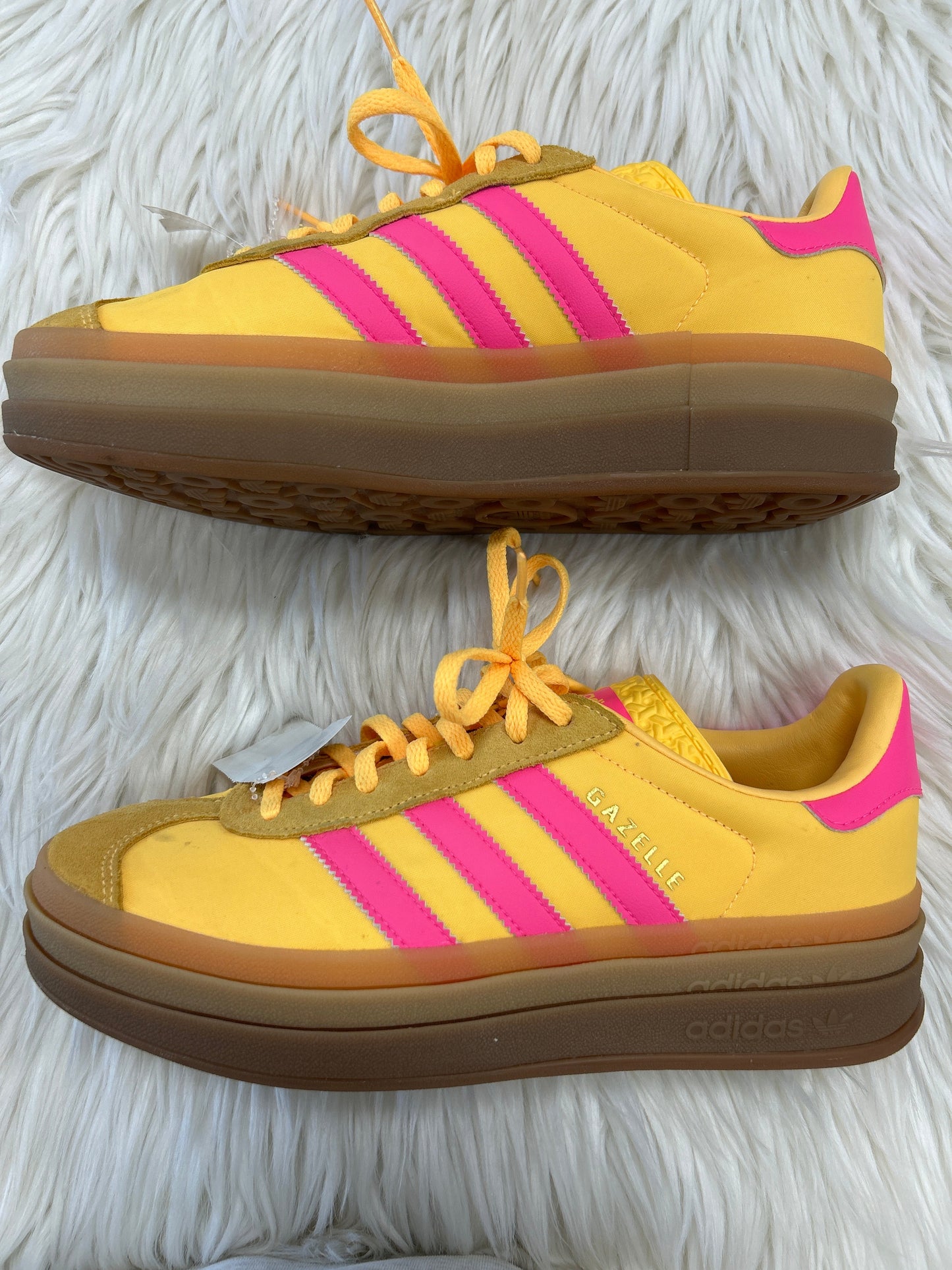 Shoes Sneakers By Adidas In Orange & Pink, Size:9