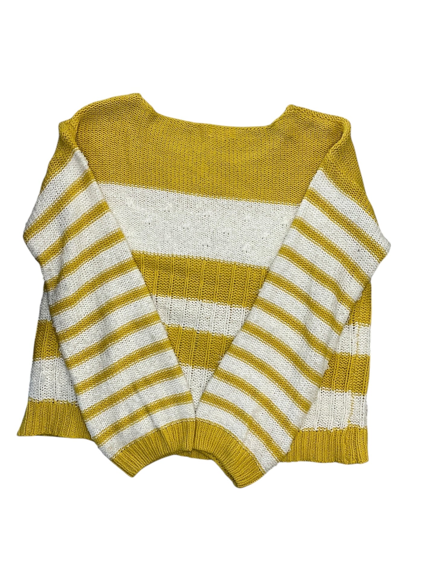 Sweater By Hem & Thread In Striped Pattern, Size:L