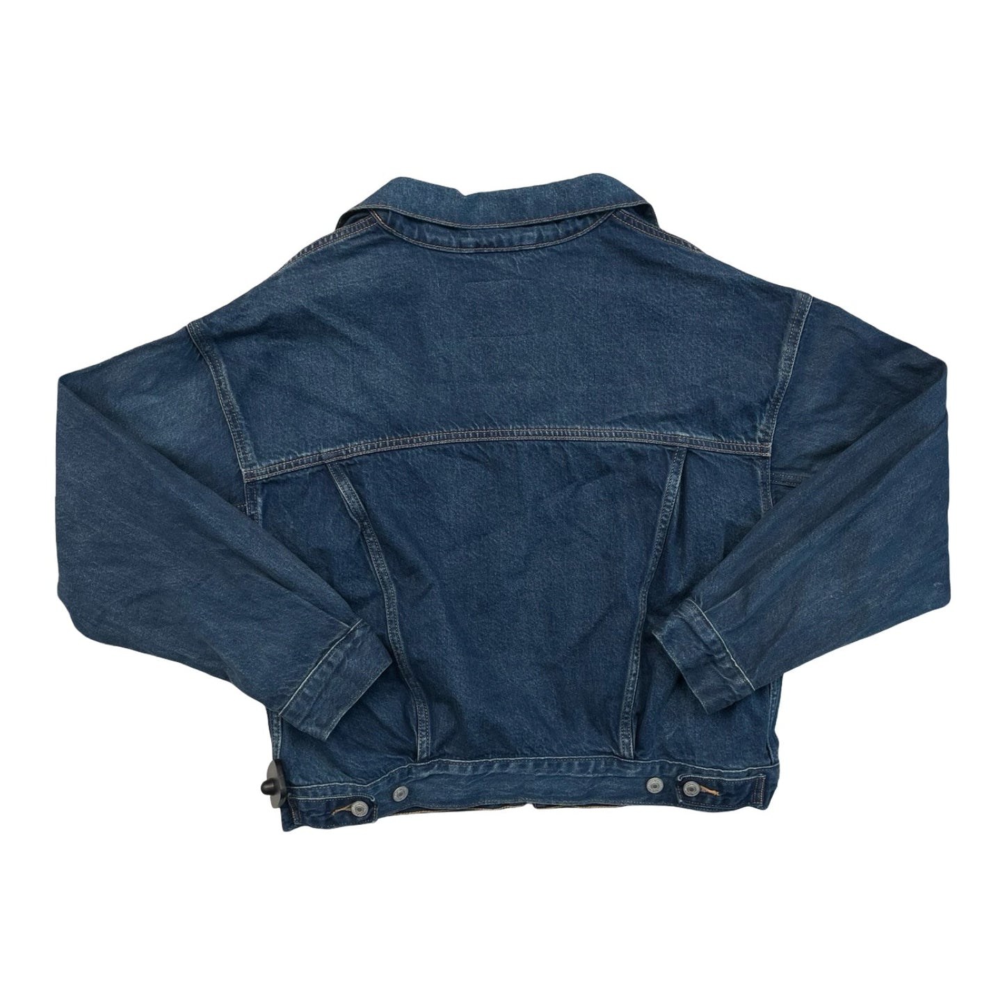 Jacket Denim By Levis In Blue Denim, Size:S
