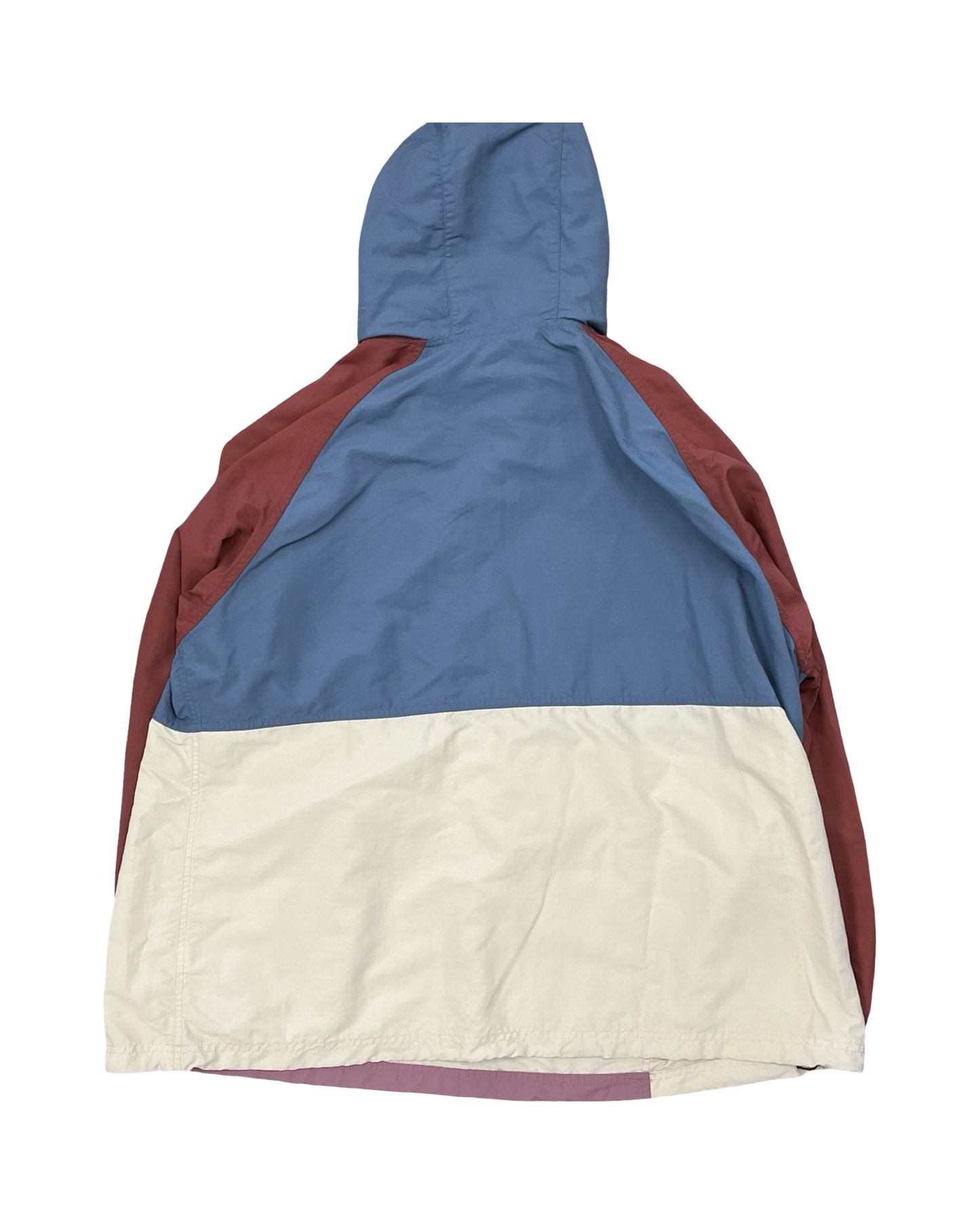 Jacket Windbreaker By L.L. Bean In Blue & Brown, Size:2X