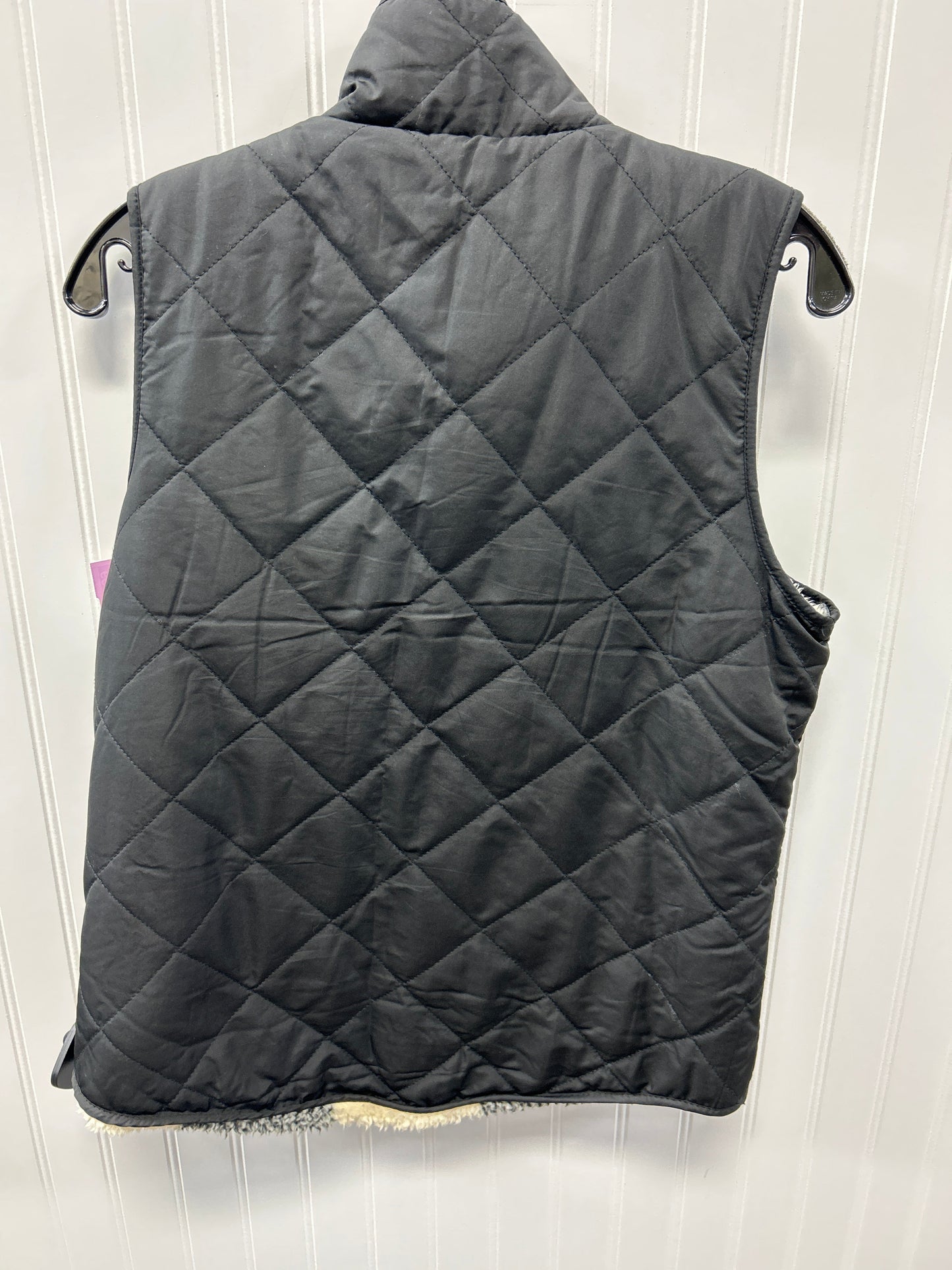 Vest Puffer & Quilted By Thread And Supply In Black, Size:S