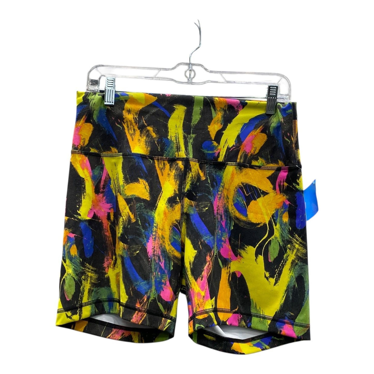 Athletic Shorts By Lululemon In Yellow, Size:12