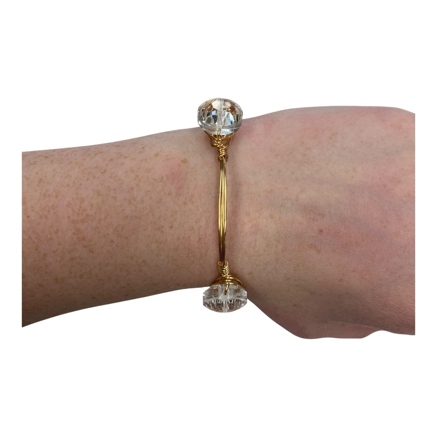 Bracelet Bangle By Bourbon & Bowties In Clear
