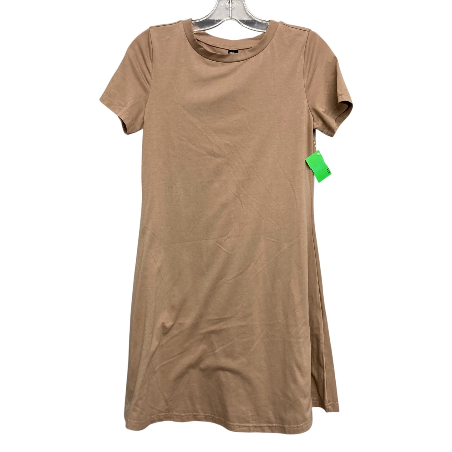 Dress Casual Short By Shein In Tan, Size:Xs