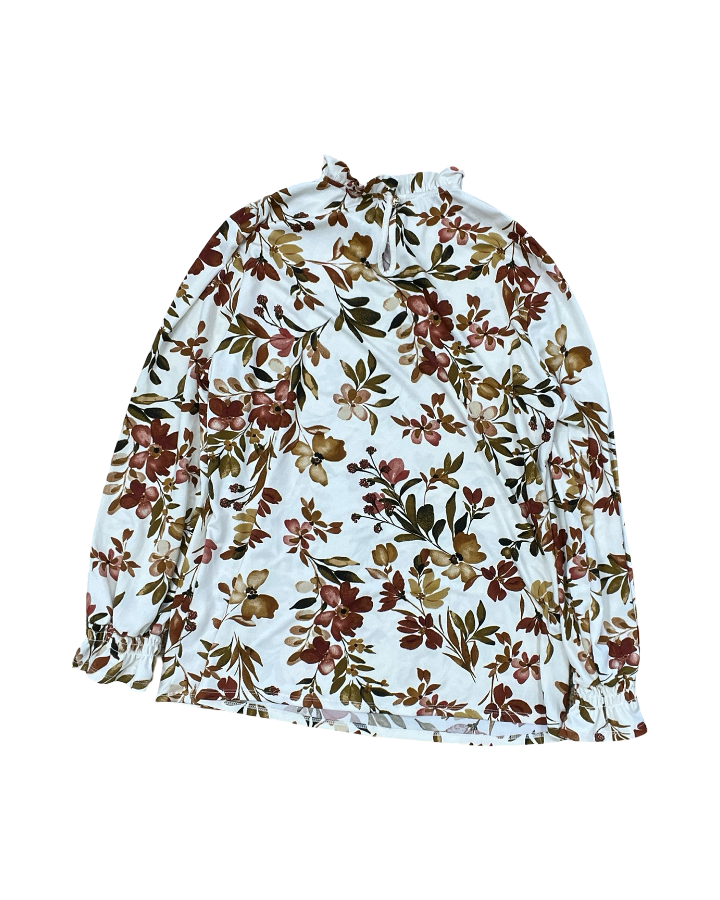 Top Ls By Perceptions In Brown & Cream, Size:Xl