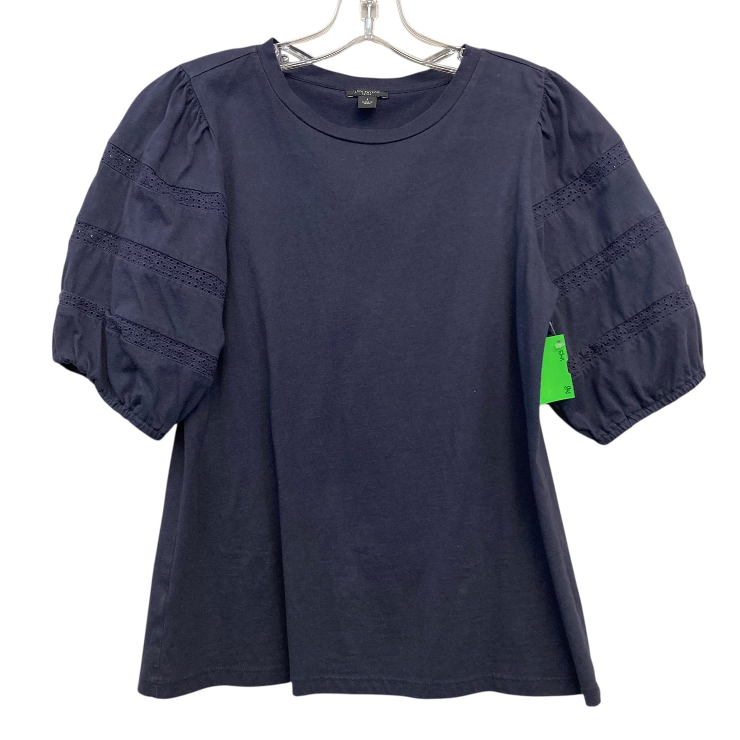 Top Ss By Ann Taylor In Navy, Size:S