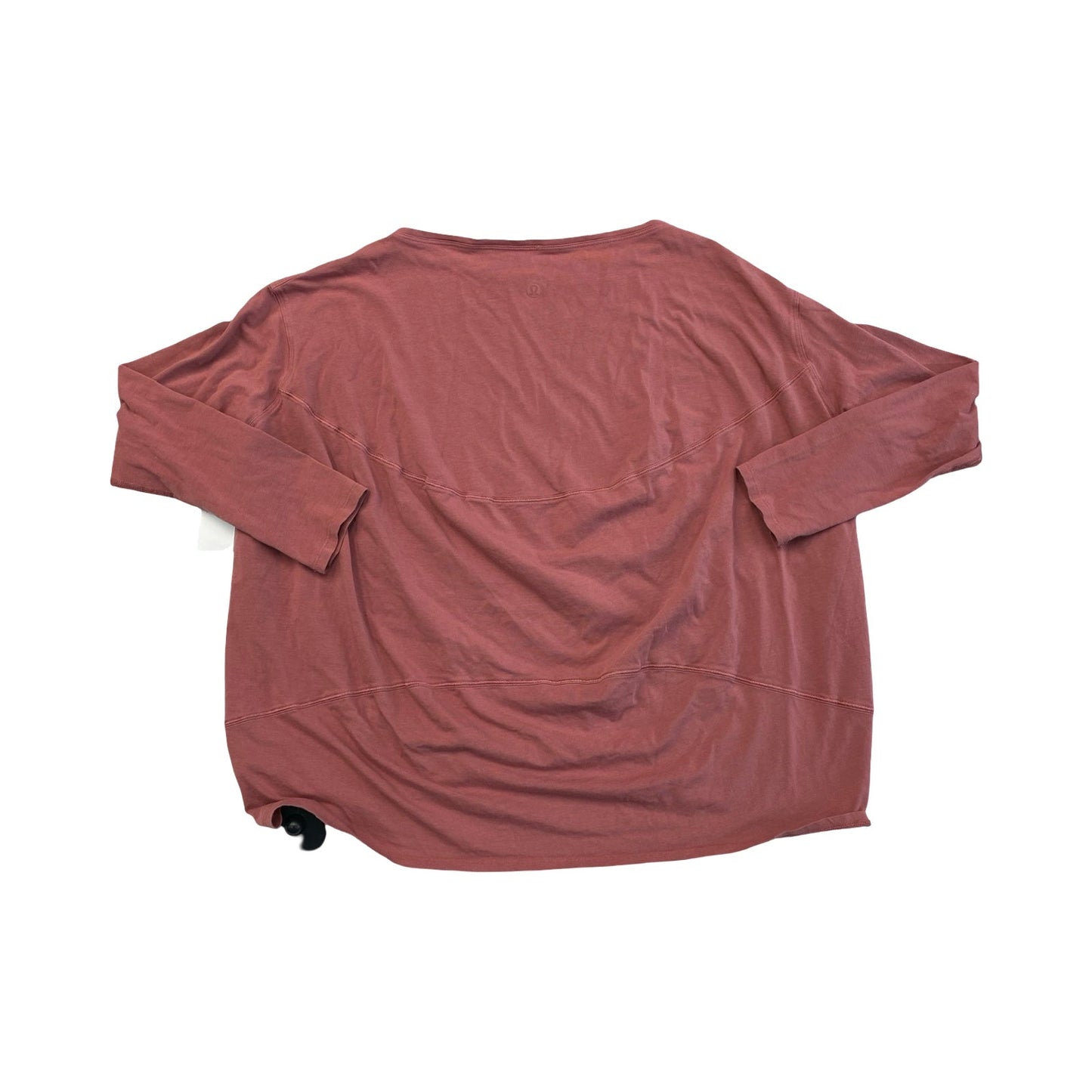 Athletic Top Ls Collar By Lululemon In Pink, Size:M