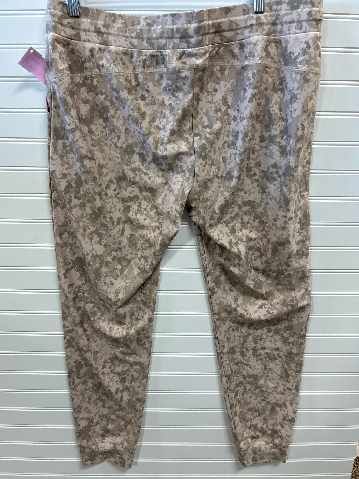 Athletic Pants By Zyia In Tan, Size:1X