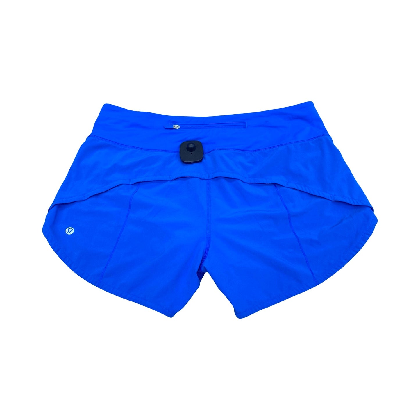Athletic Shorts By Lululemon In Blue, Size:8