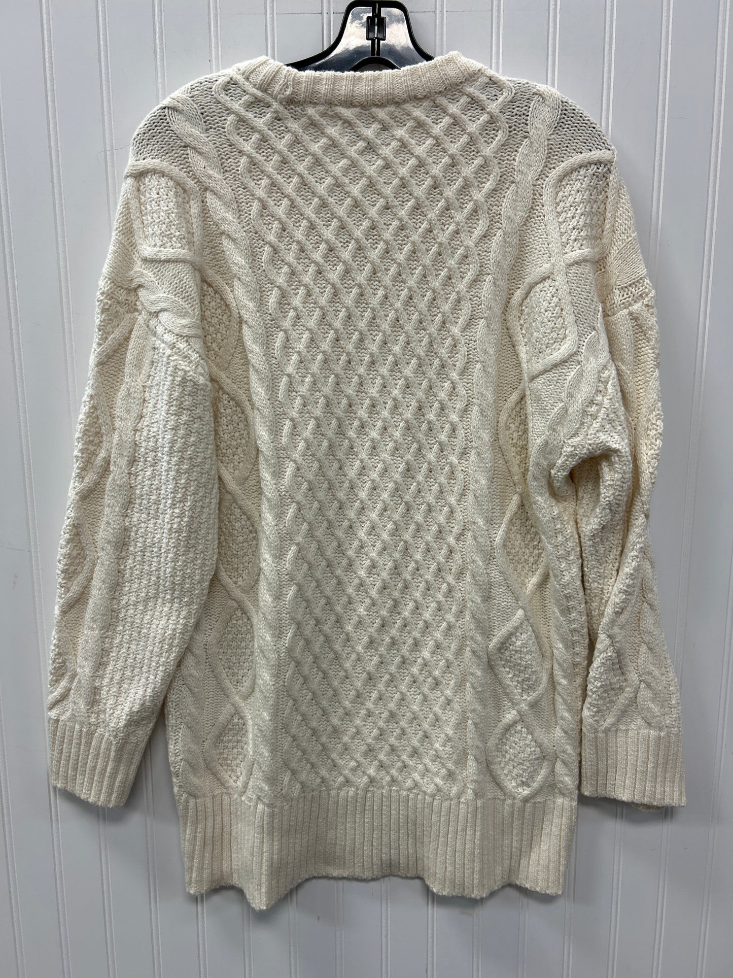Sweater By American Eagle In Cream, Size:Xs