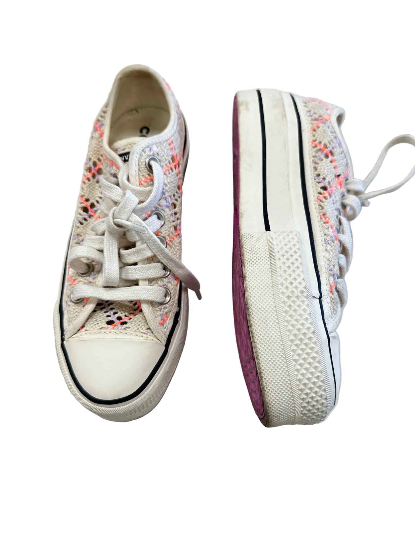 Shoes Flats By Converse In Cream, Size:6