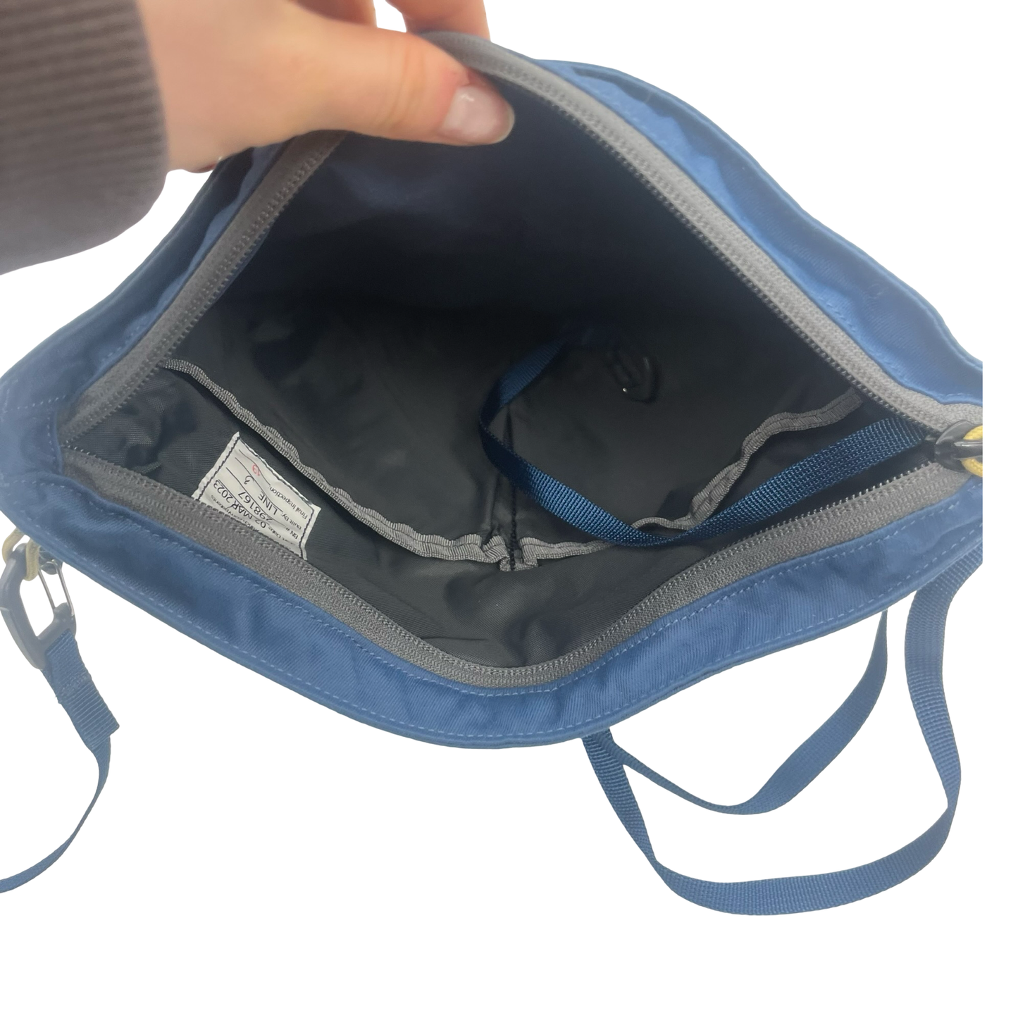 Crossbody By Clothes Mentor In Blue & Orange, Size:Medium