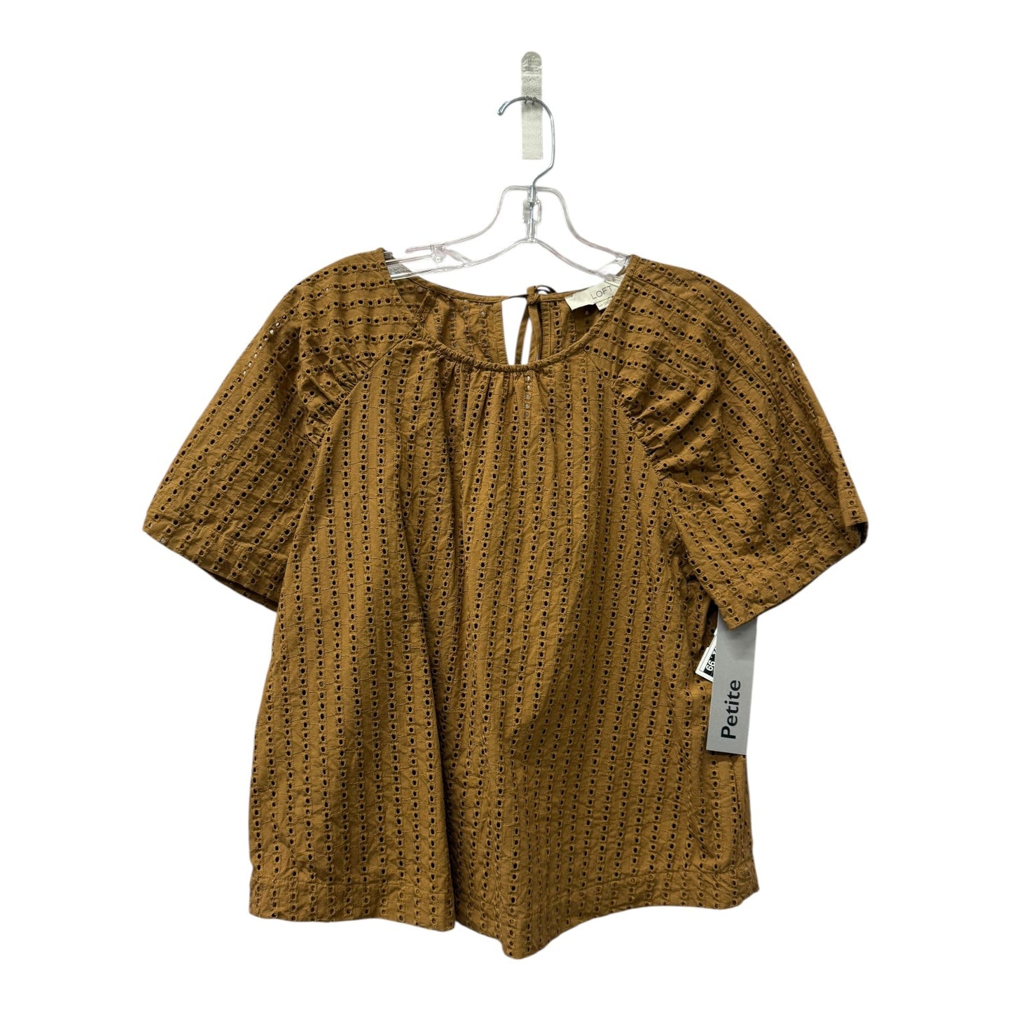 Top Ss By Loft In Brown, Size:Mp