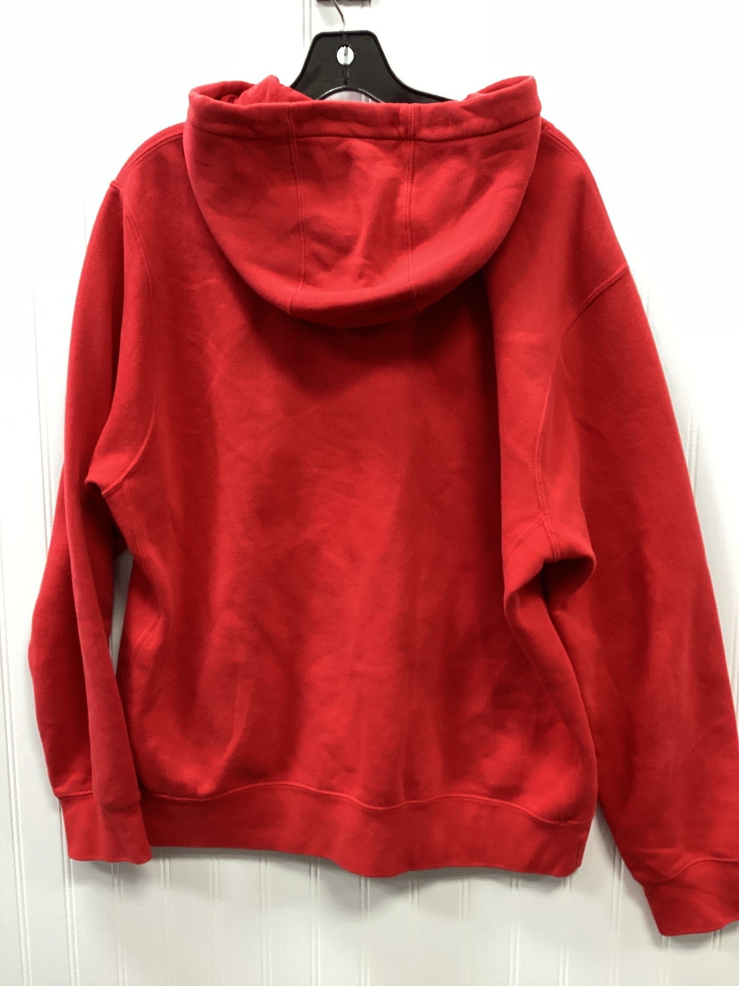 Sweatshirt Hoodie By Nike Apparel In Red, Size:L