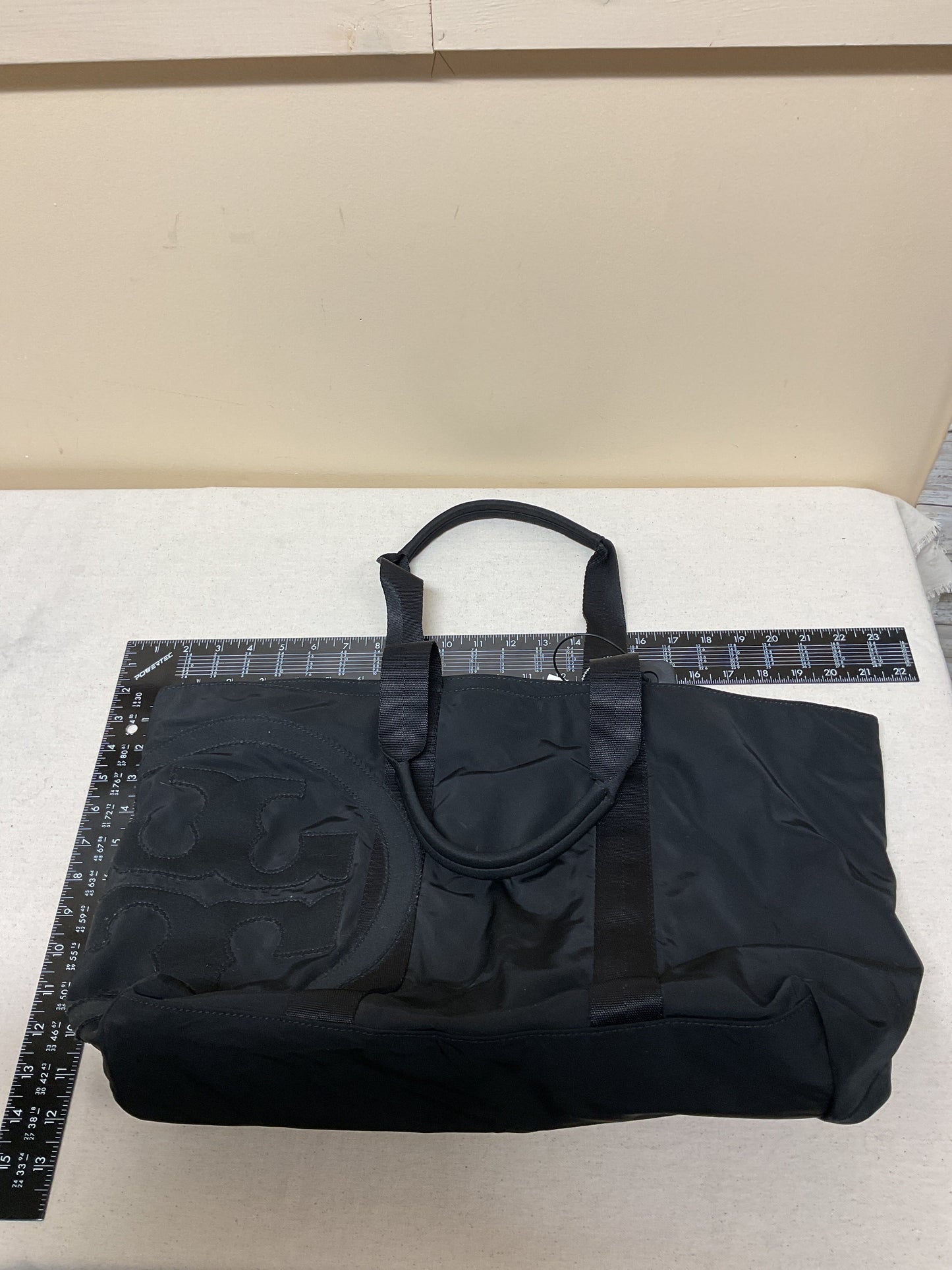 Handbag Designer By Tory Burch In Black, Size:Large