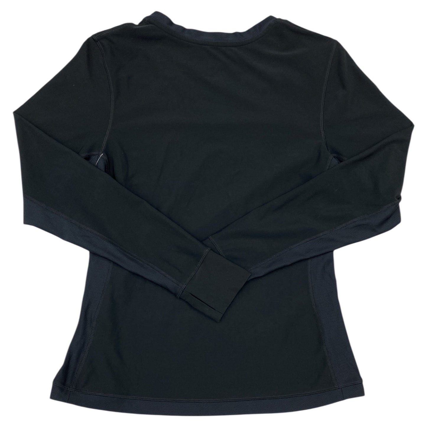 Athletic Top Ls Crewneck By Nike In Black, Size:M