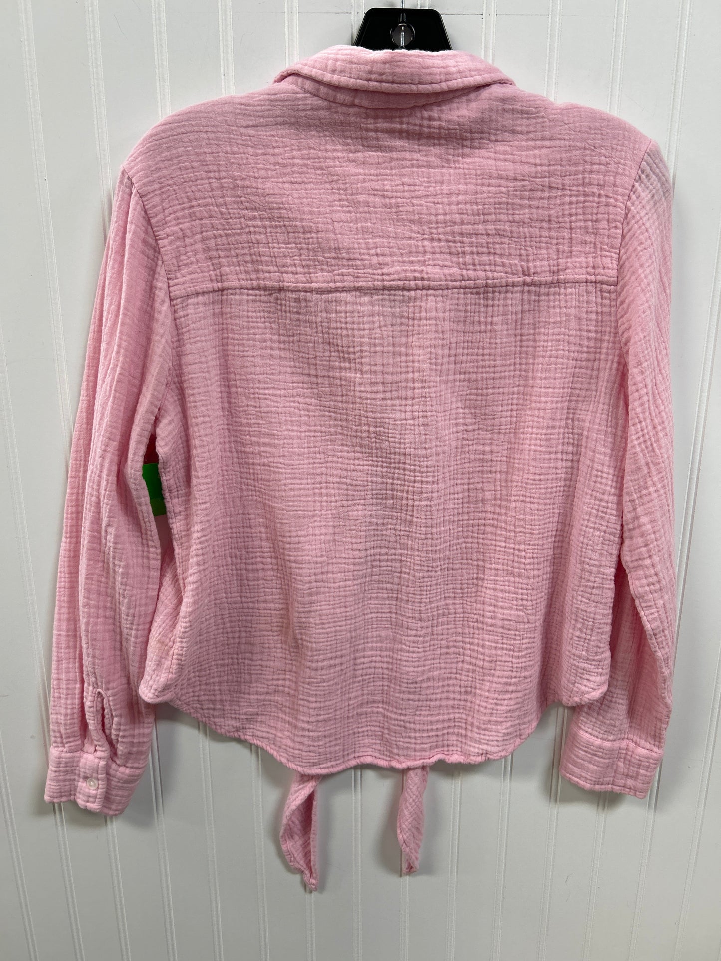 Blouse Ls By Beachlunchlounge In Pink, Size:S