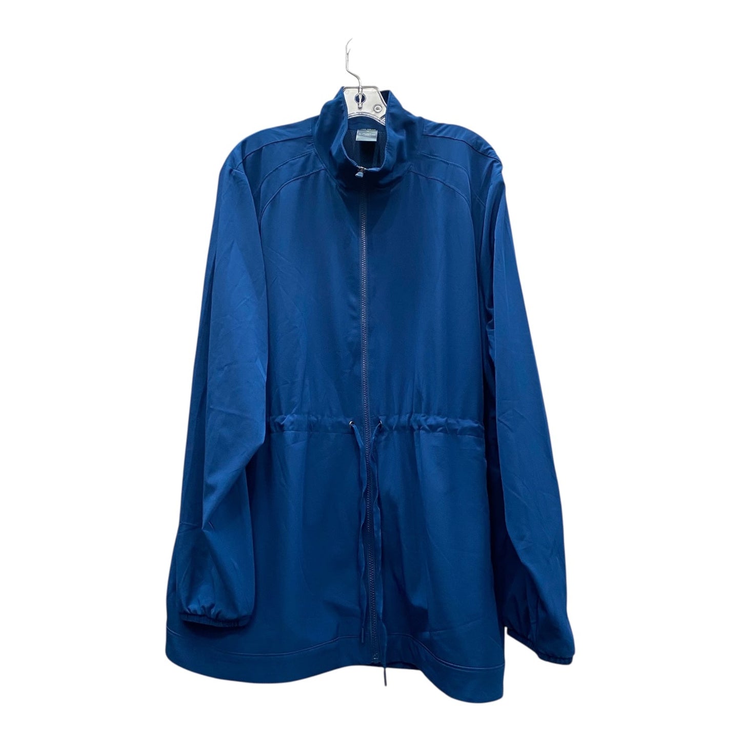 Athletic Jacket By Tek Gear In Blue, Size:3X