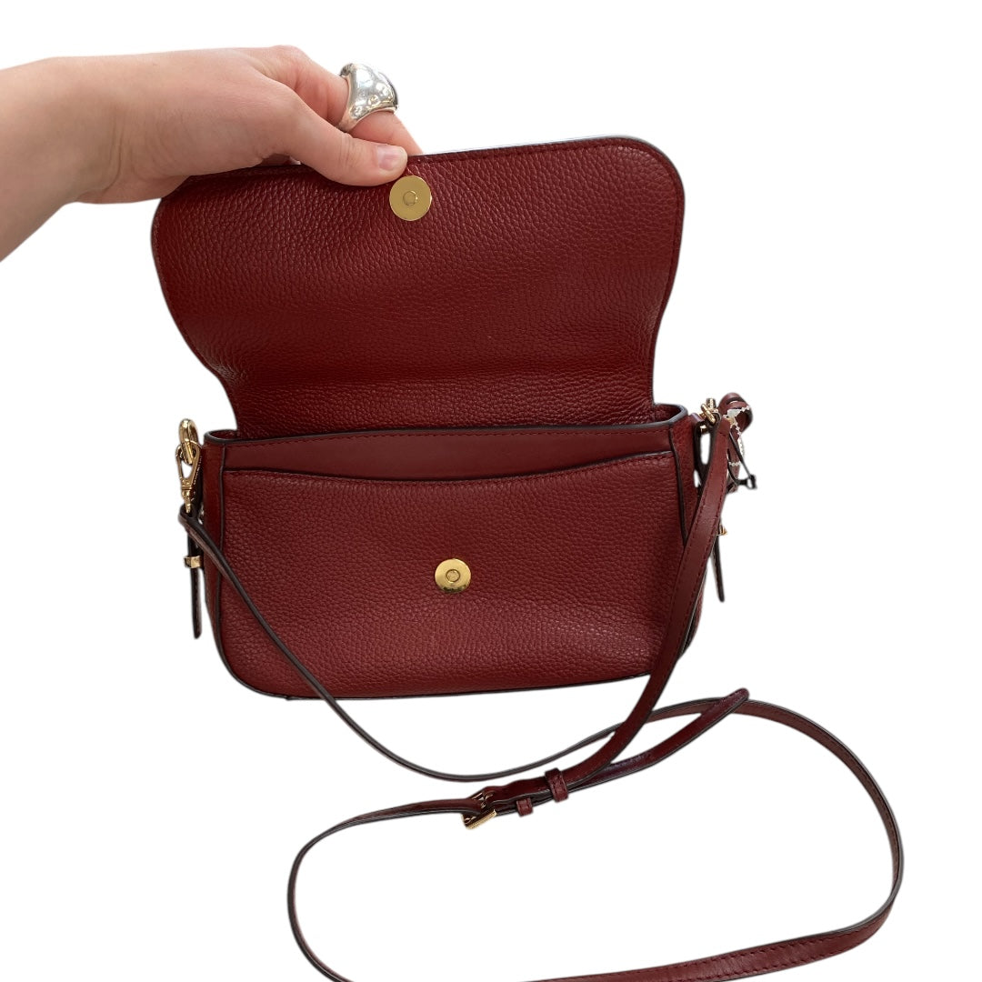 Handbag Designer By Michael Kors In Maroon, Size:Small
