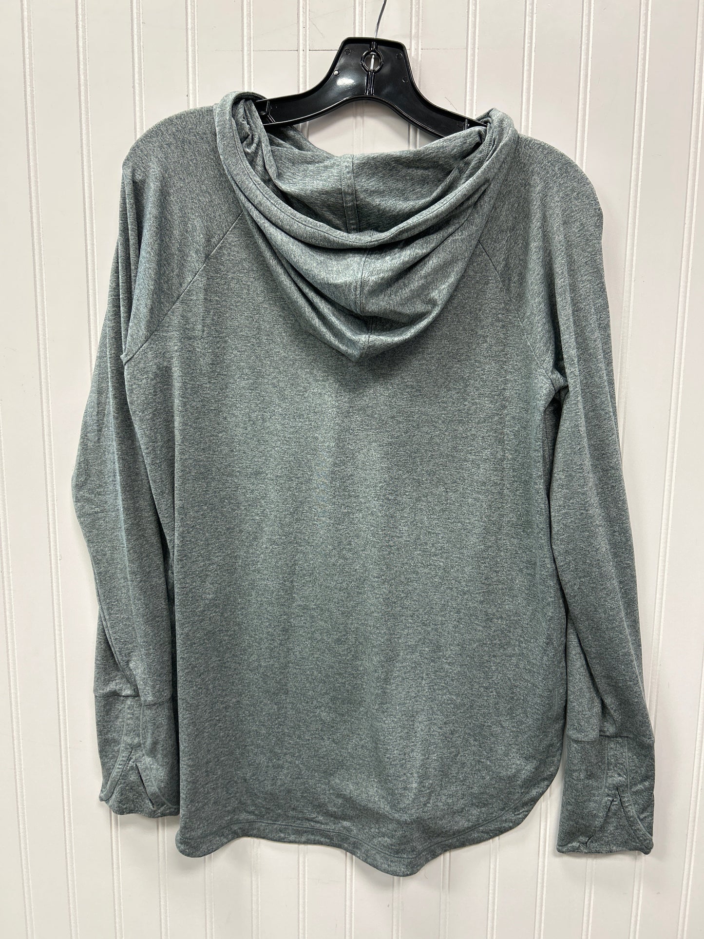 Athletic Top Ls Hoodie By Athleta In Green, Size:M