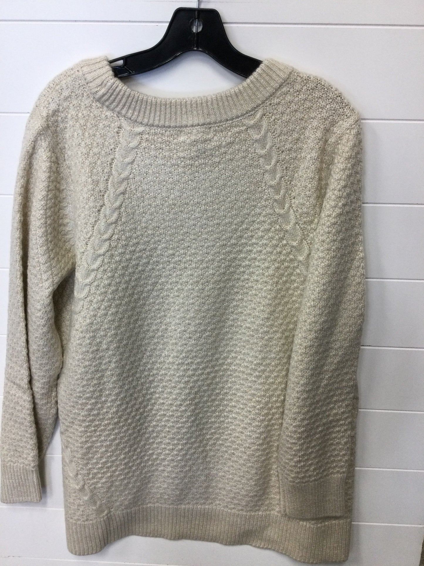 Sweater By Westport In Cream, Size:1X