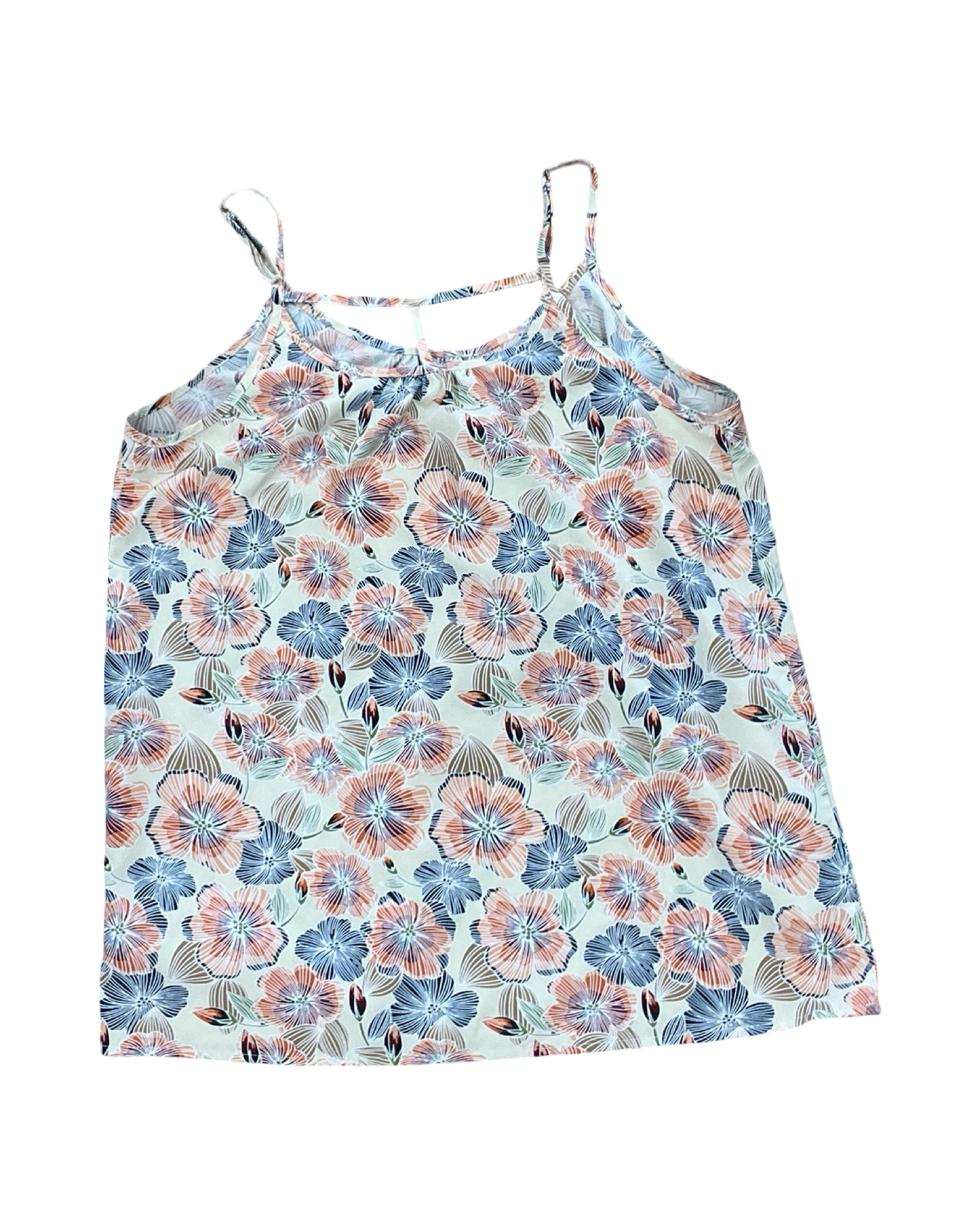 Top Cami By Daniel Rainn In Blue & Pink, Size:S