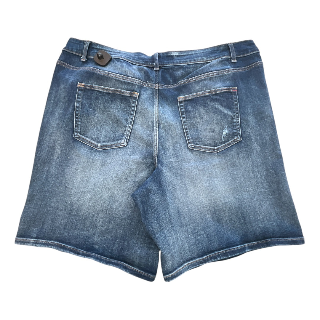 SHORTS by EDGELY In BLUE DENIM, Size: 24