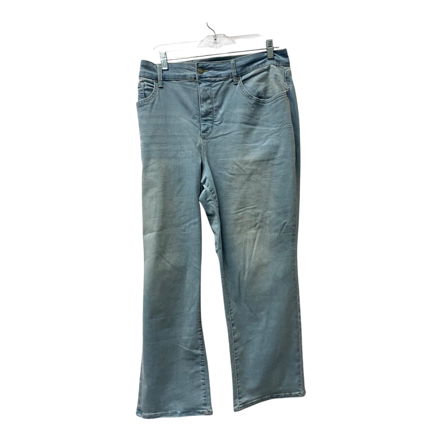 Jeans Straight By Not Your Daughters Jeans In Blue, Size:20