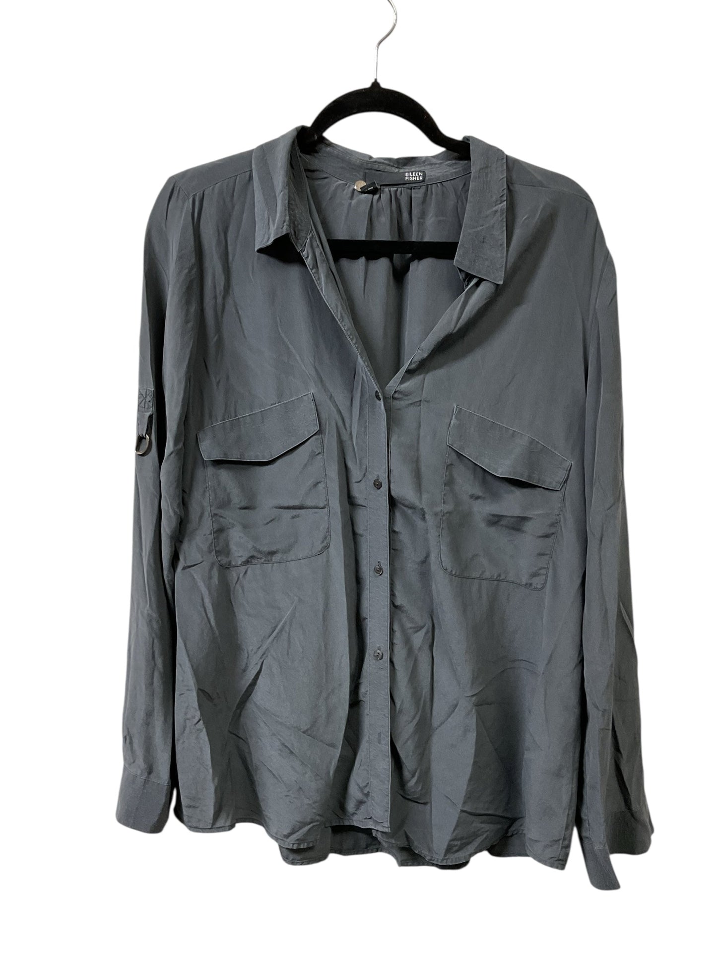 Top Ls By Eileen Fisher In Grey, Size:L