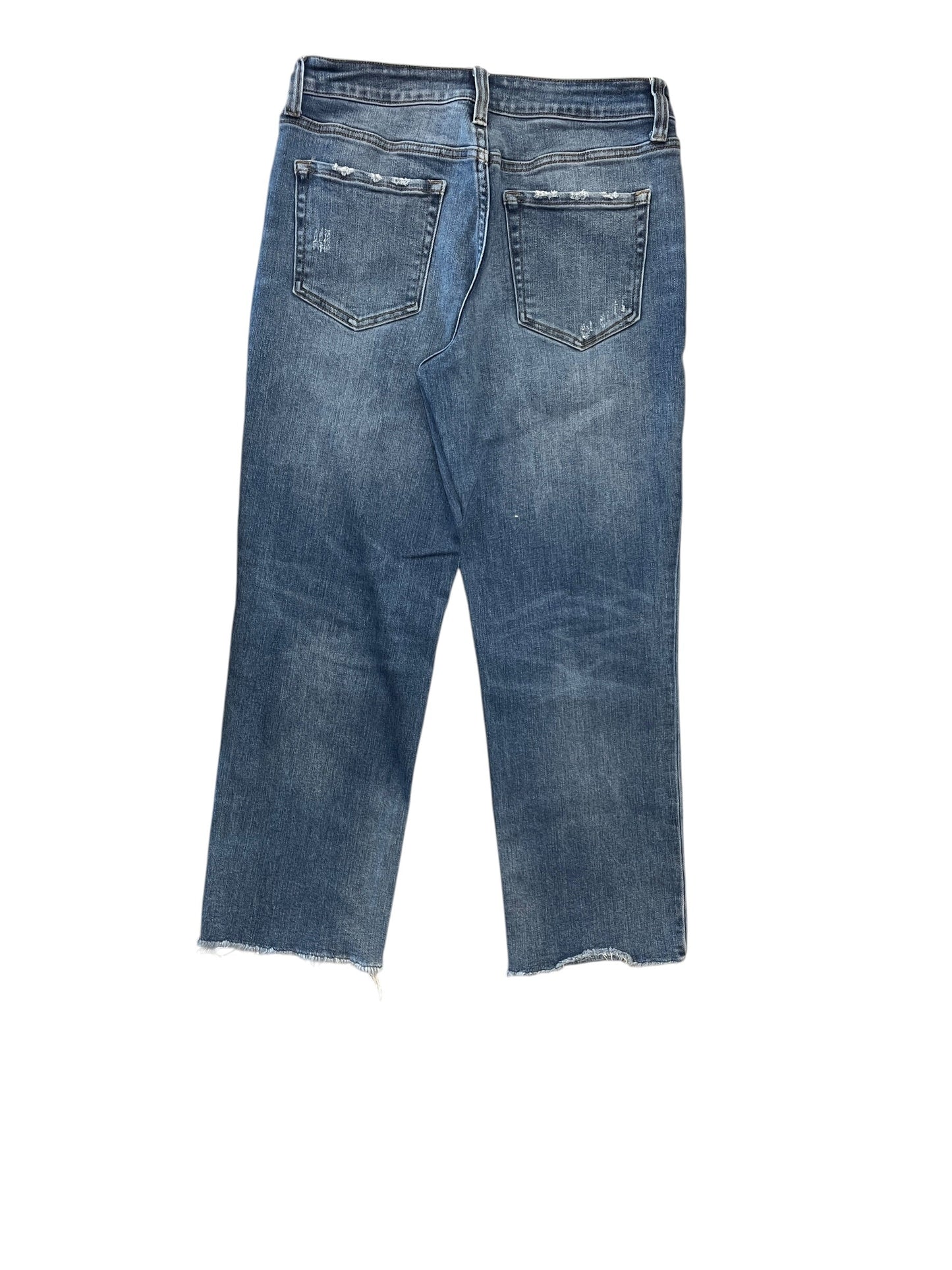 Jeans Boot Cut By Flying Monkey In Blue Denim, Size:8