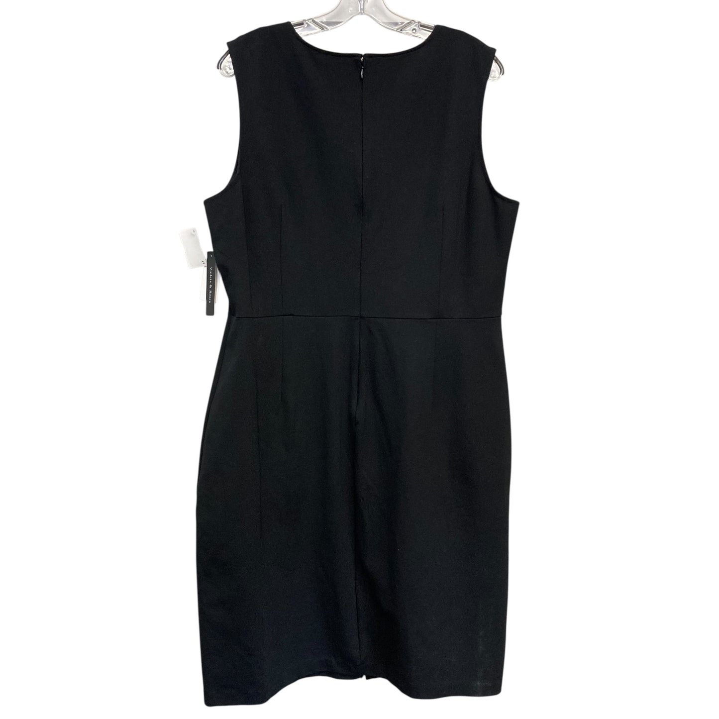 Dress Party Short By Violets and Roses In Black, Size:1X